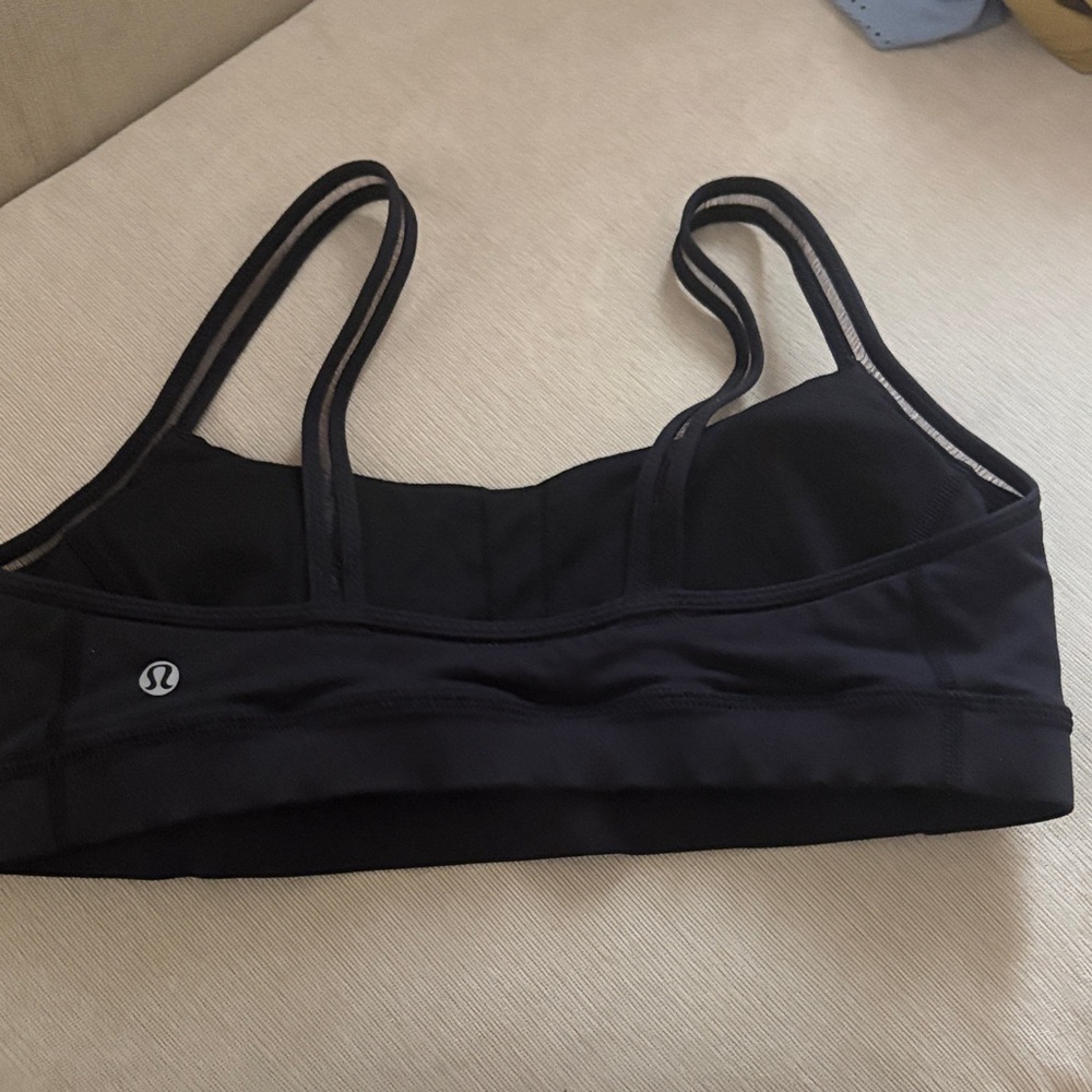 lululemon athletica Black Double-Strap Sports Bra - Picture 2 of 3